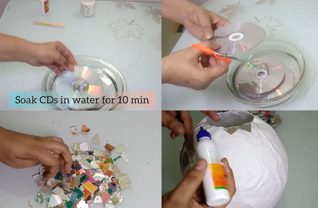 DIY Best out of waste from CDS